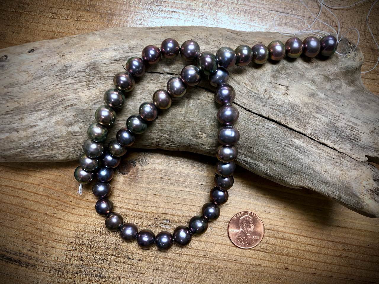 Old-Stock, Vintage Freshwater Pearls - 10mm - 16”