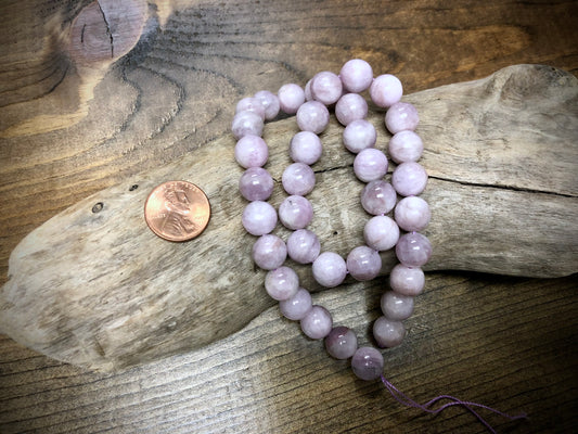 Kunzite Rounds Bead Strand - 10mm - 15.5”