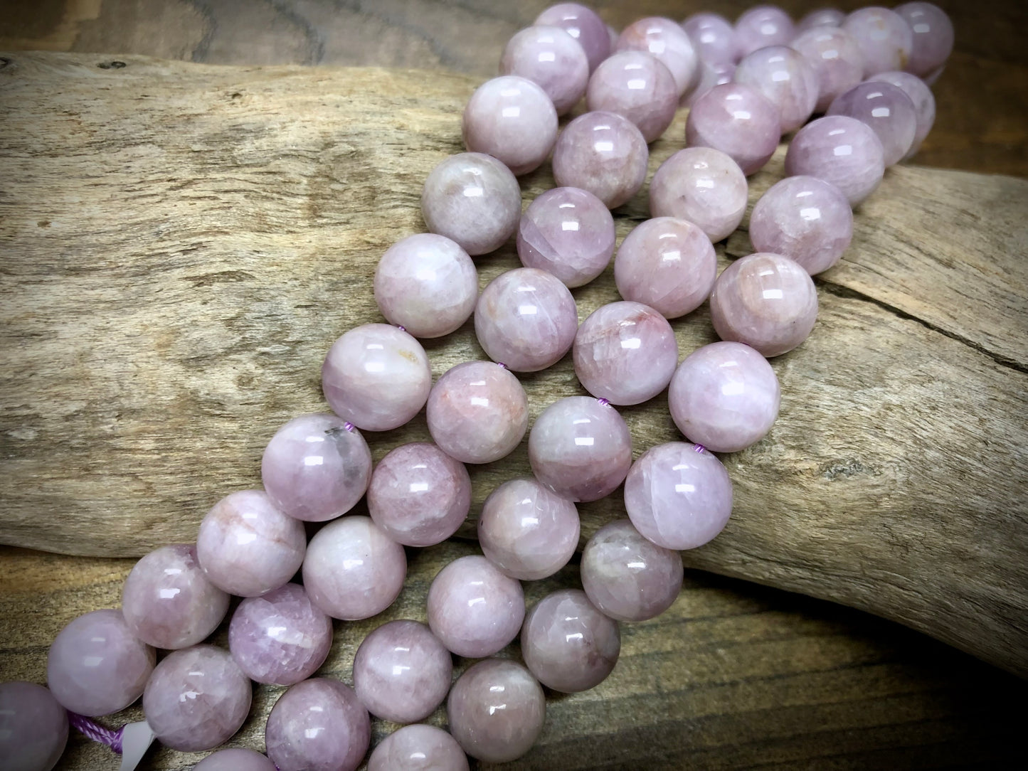 Kunzite Rounds Bead Strand - 10mm - 15.5”