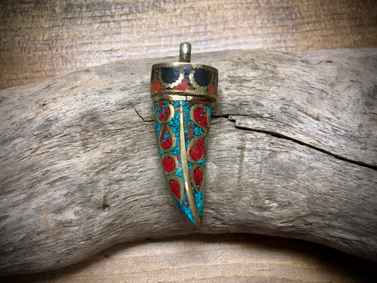 Nepalese Horn Pendant