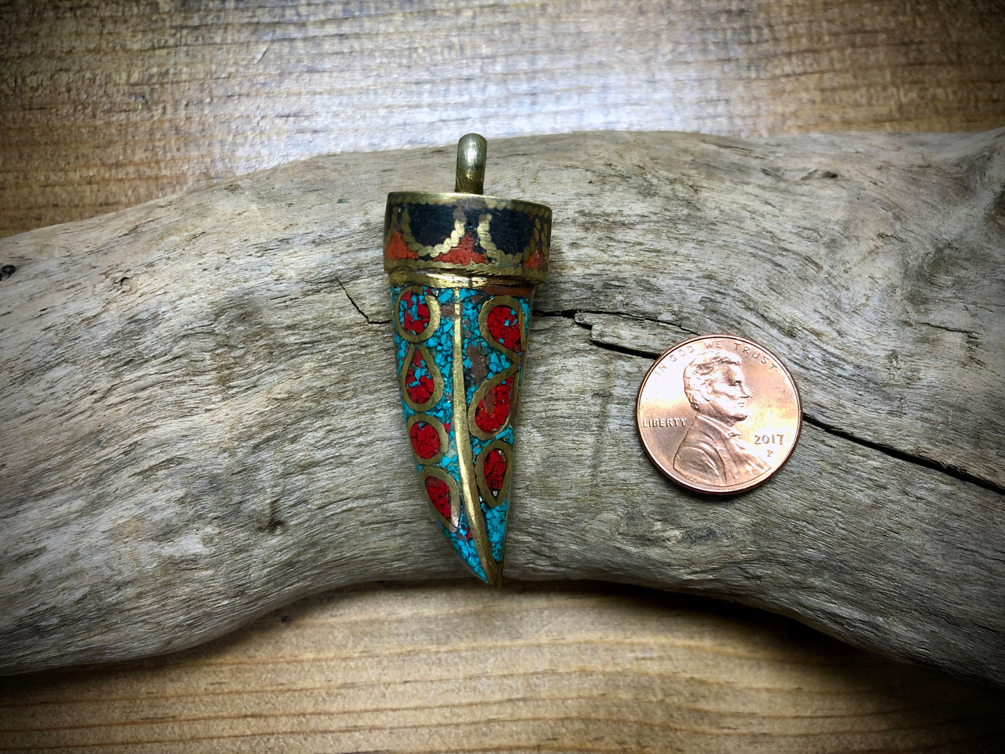 Nepalese Horn Pendant