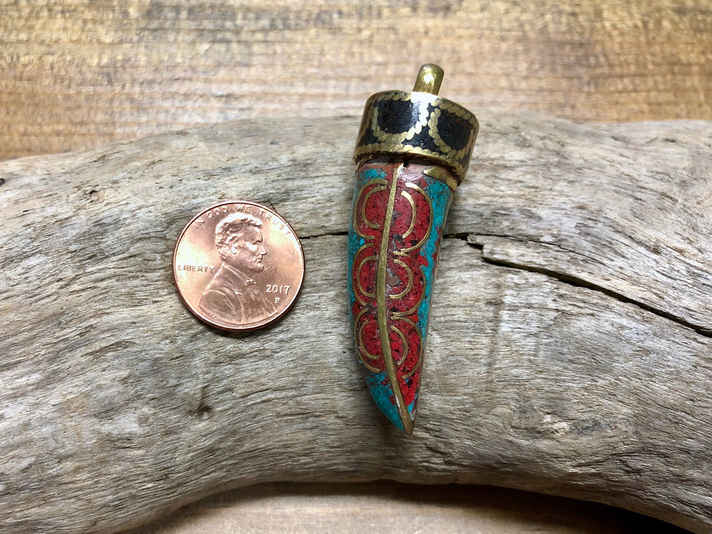 Nepalese Horn Pendant