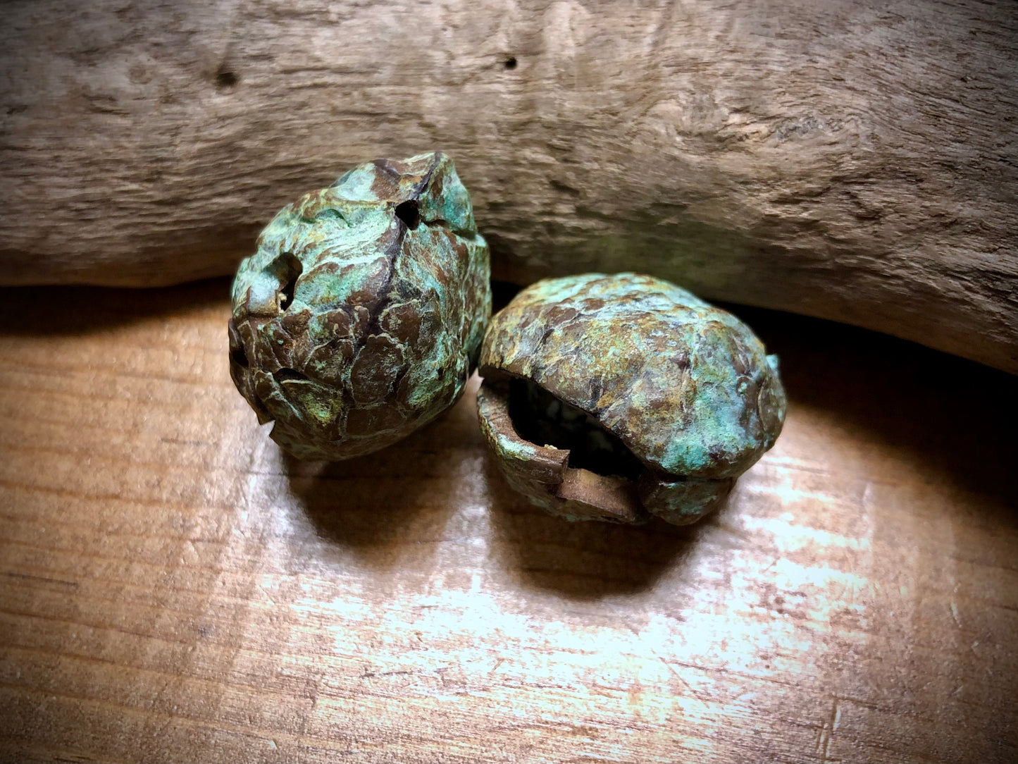 Lou Zeldis Carved Candle Nut