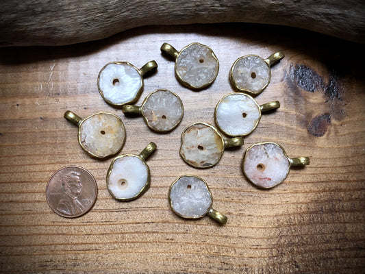 Nepalese Ancient Quartz Charm