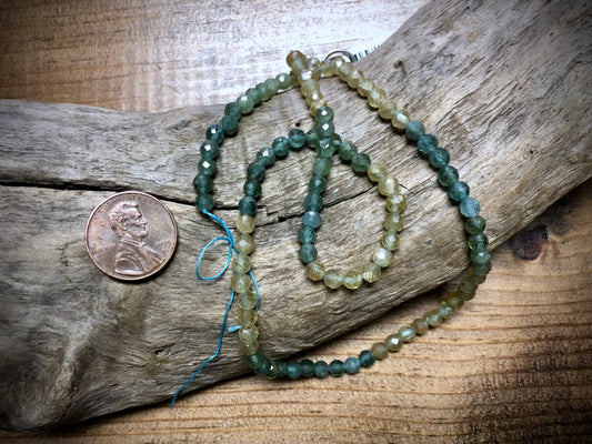 Multicolor Rainbow Apatite Faceted Rounds Bead Strand - 4mm - 15.5"