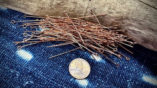 Eye Pin - Copper - 2" - 20g - 100ct