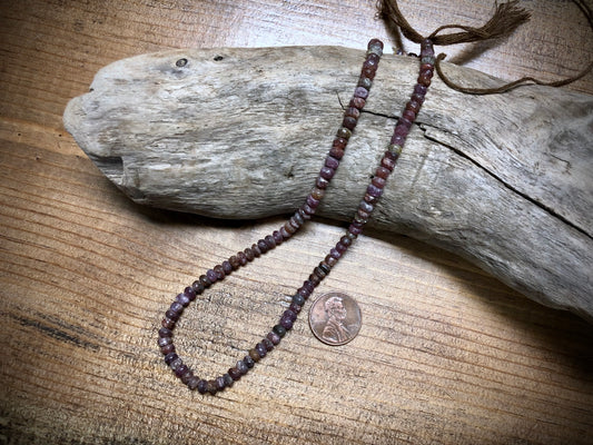 Multicolor Sapphire Faceted Rondelles - 5mm x 3mm - 14.5"