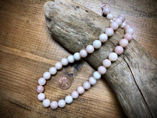 Pink Opal Rounds - 10mm - 15.5"