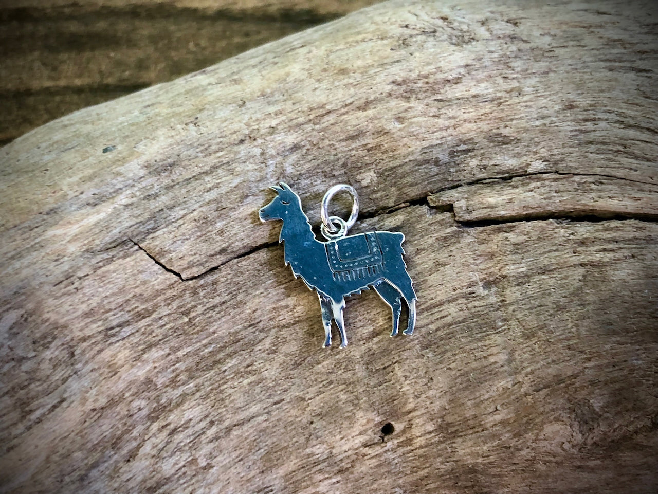 Sterling Llama Charm