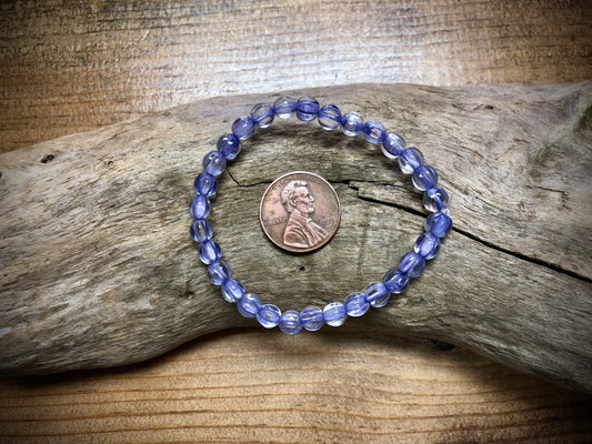 Czech Glass - Light Purple Melons - 5mm