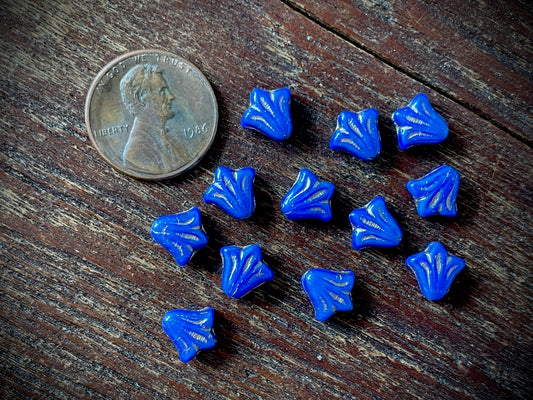 Lily Flower Czech Glass Beads