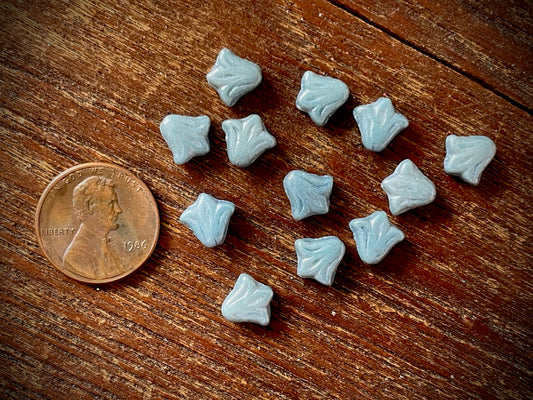 Lily Flower Czech Glass Beads