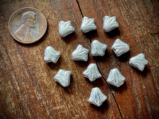 Lily Flower Czech Glass Beads