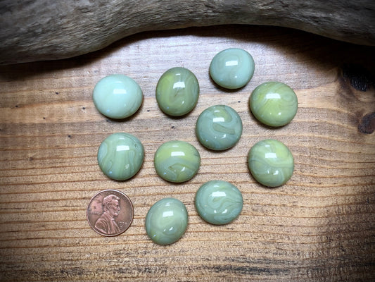Atomic Buttons 10 Pack - Sage Green