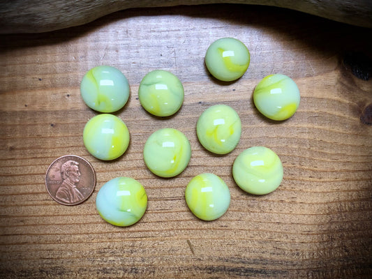 Atomic Buttons 10 Pack - Lime Green