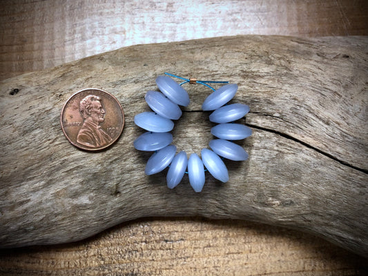 Vintage Moon-Glow Lucite Bead Strand