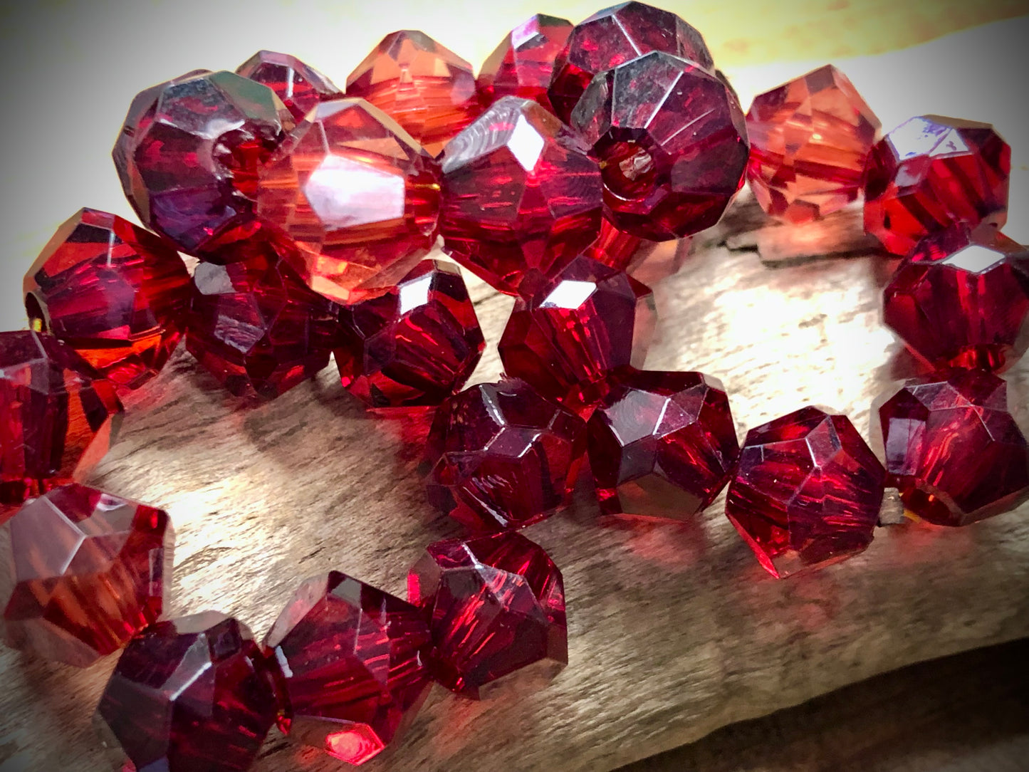 Vintage Plastic Bead Strand