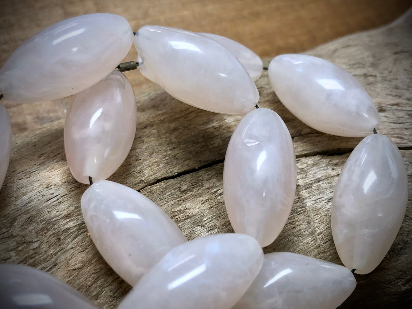 Vintage Plastic Bead Strand