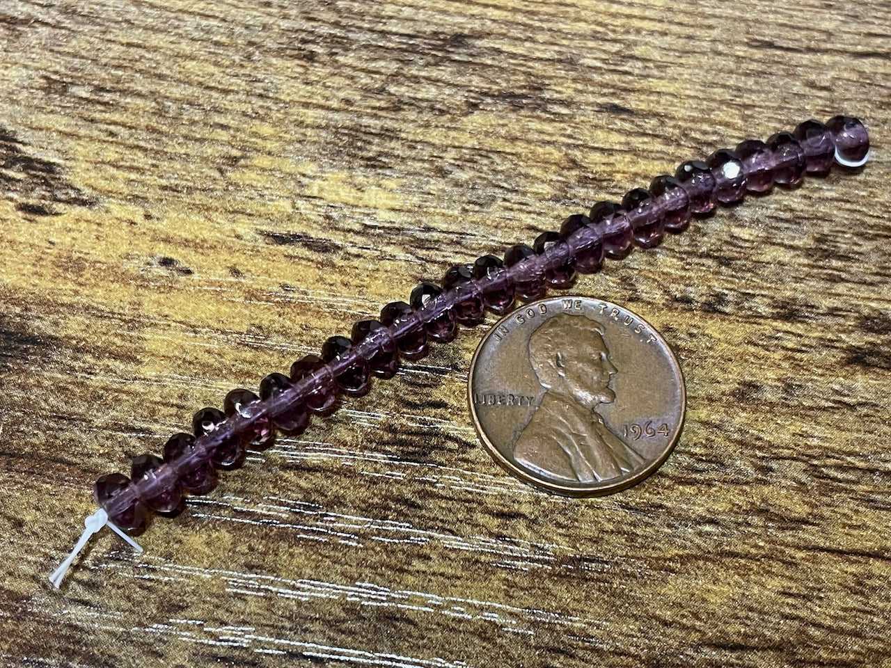 Gem Cut Rondelle Czech Glass Beads