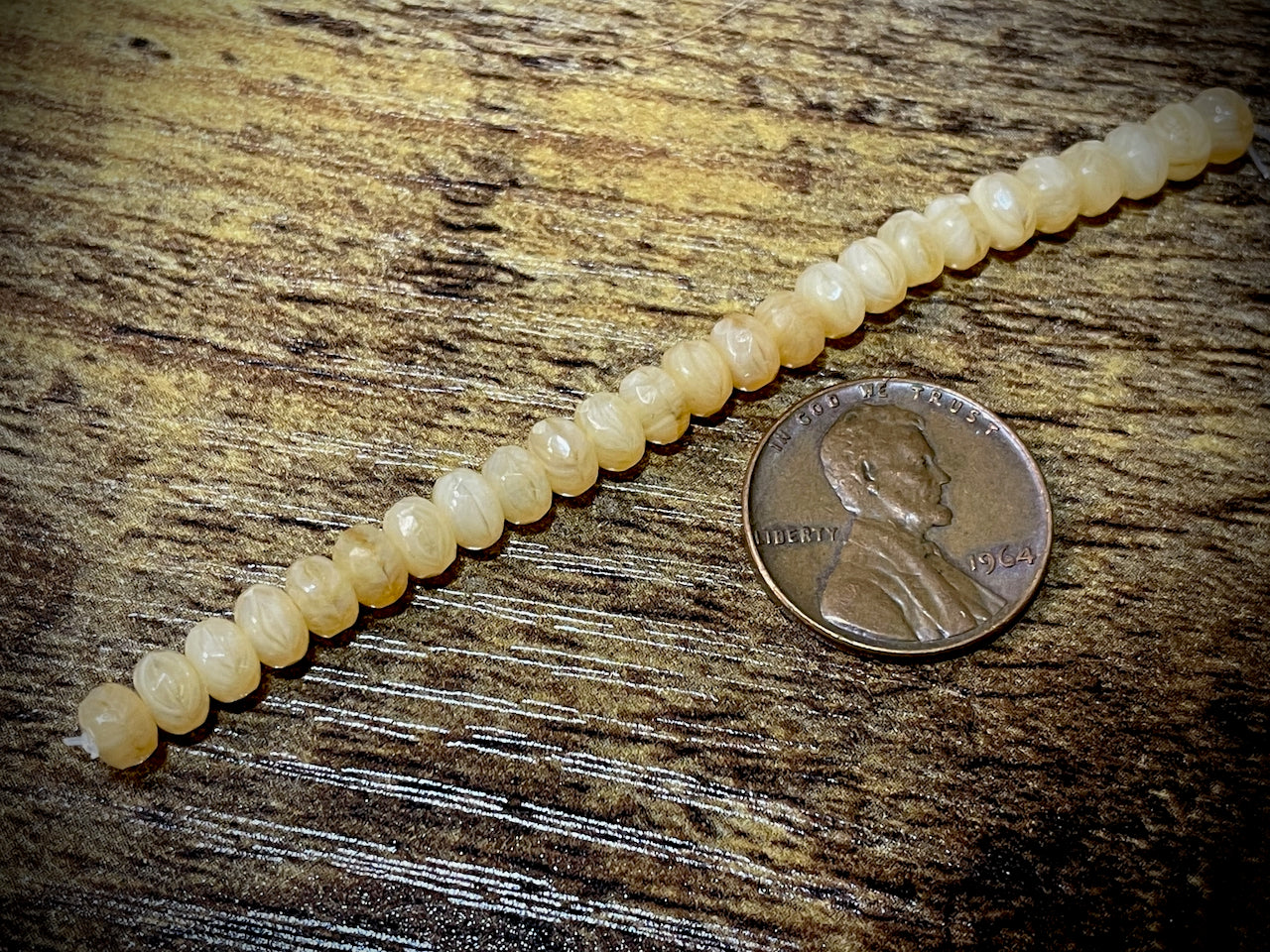 Gem Cut Rondelle Czech Glass Beads