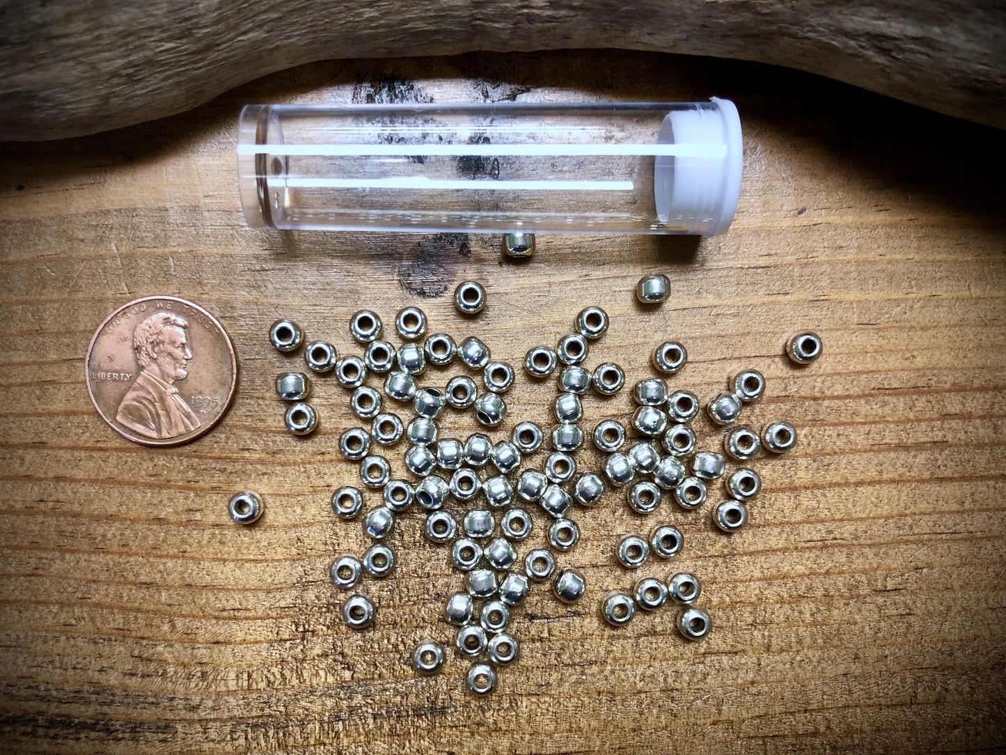 Pewter Spacers Set - 3mm x 4mm barrels