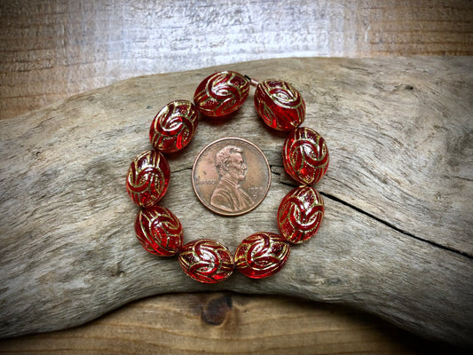 Vintage Plastic Bead Strand