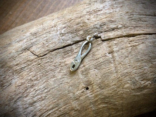 Silver Pliers Charm