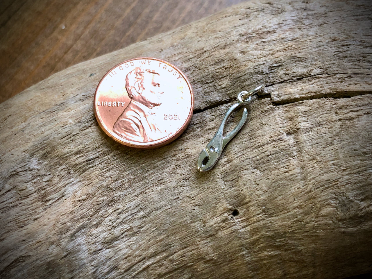 Silver Pliers Charm