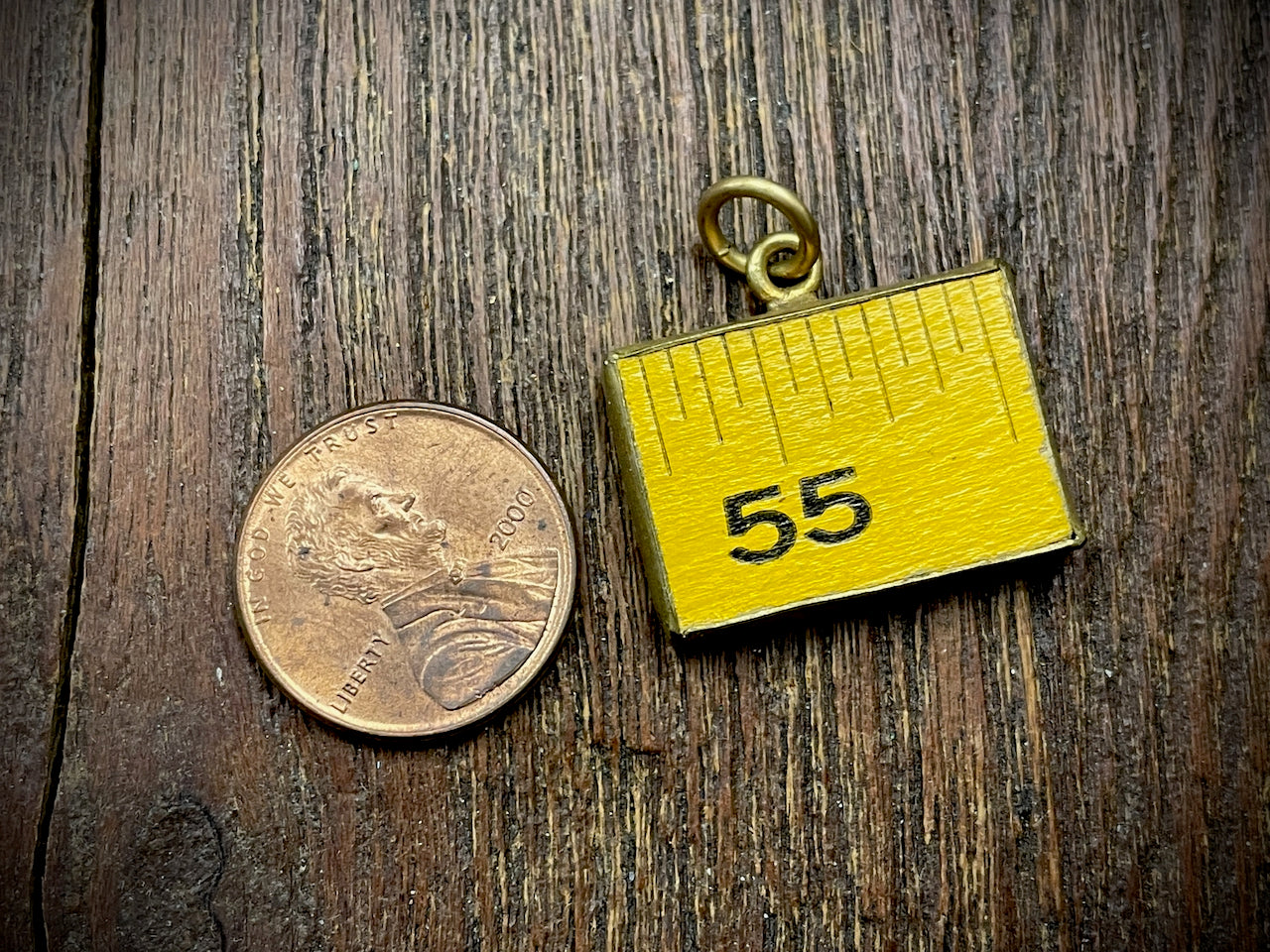 Vintage Ruler Pendant/Charm