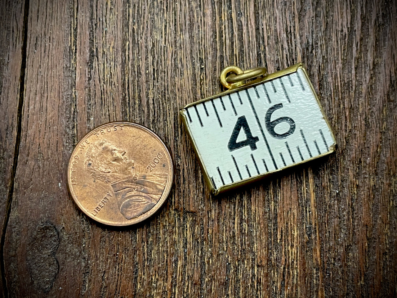 Vintage Ruler Pendant/Charm