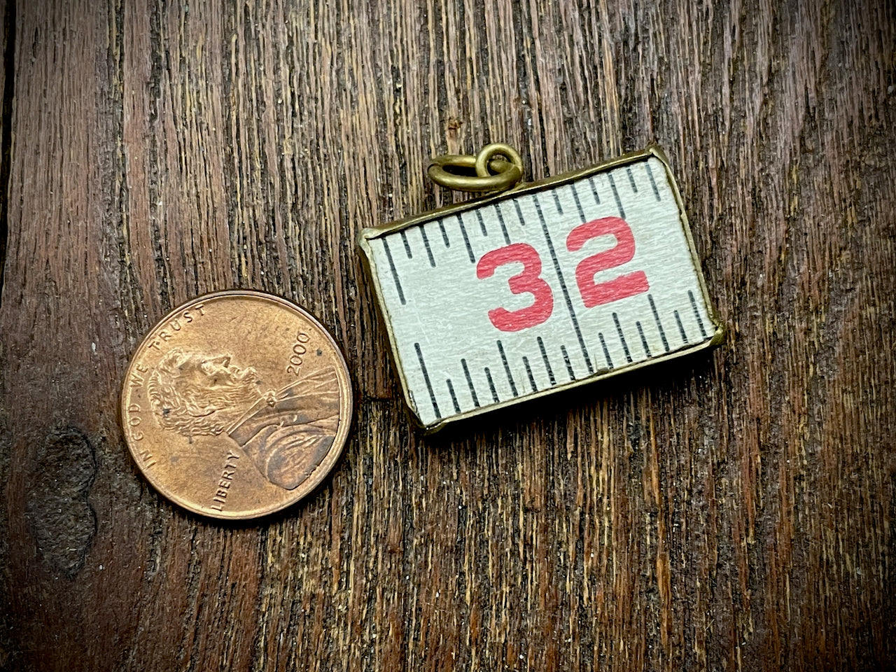 Vintage Ruler Pendant/Charm
