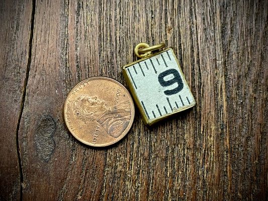 Vintage Ruler Pendant/Charm