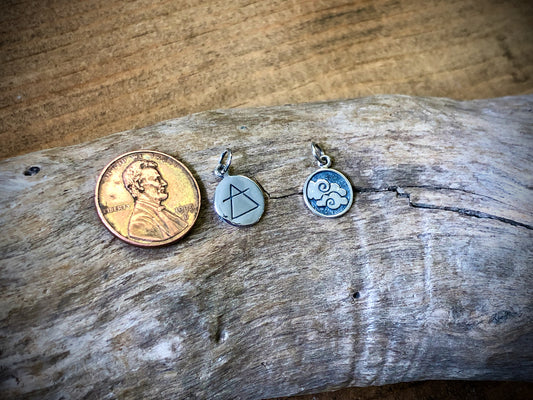 Sterling Four Elements Air Charm