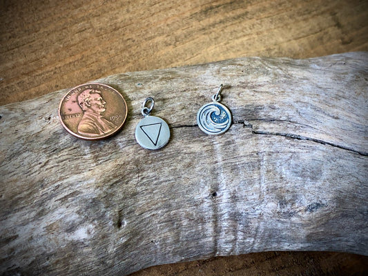 Sterling Four Elements Water Charm