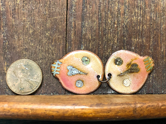 Anne Gardanne Enameled Skull Set - 3170