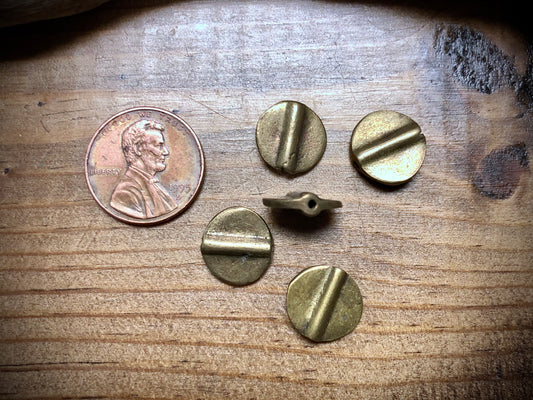 Brass Findings - Circle Tubes Set