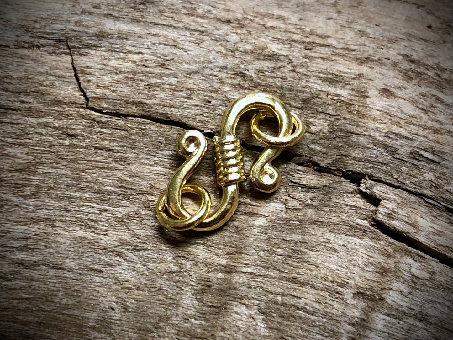 S-Hook Clasp - Gold Plated