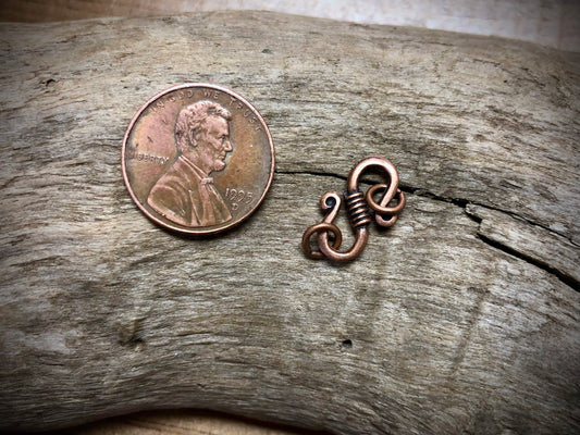 S-Hook Clasp - Antique Copper Plated