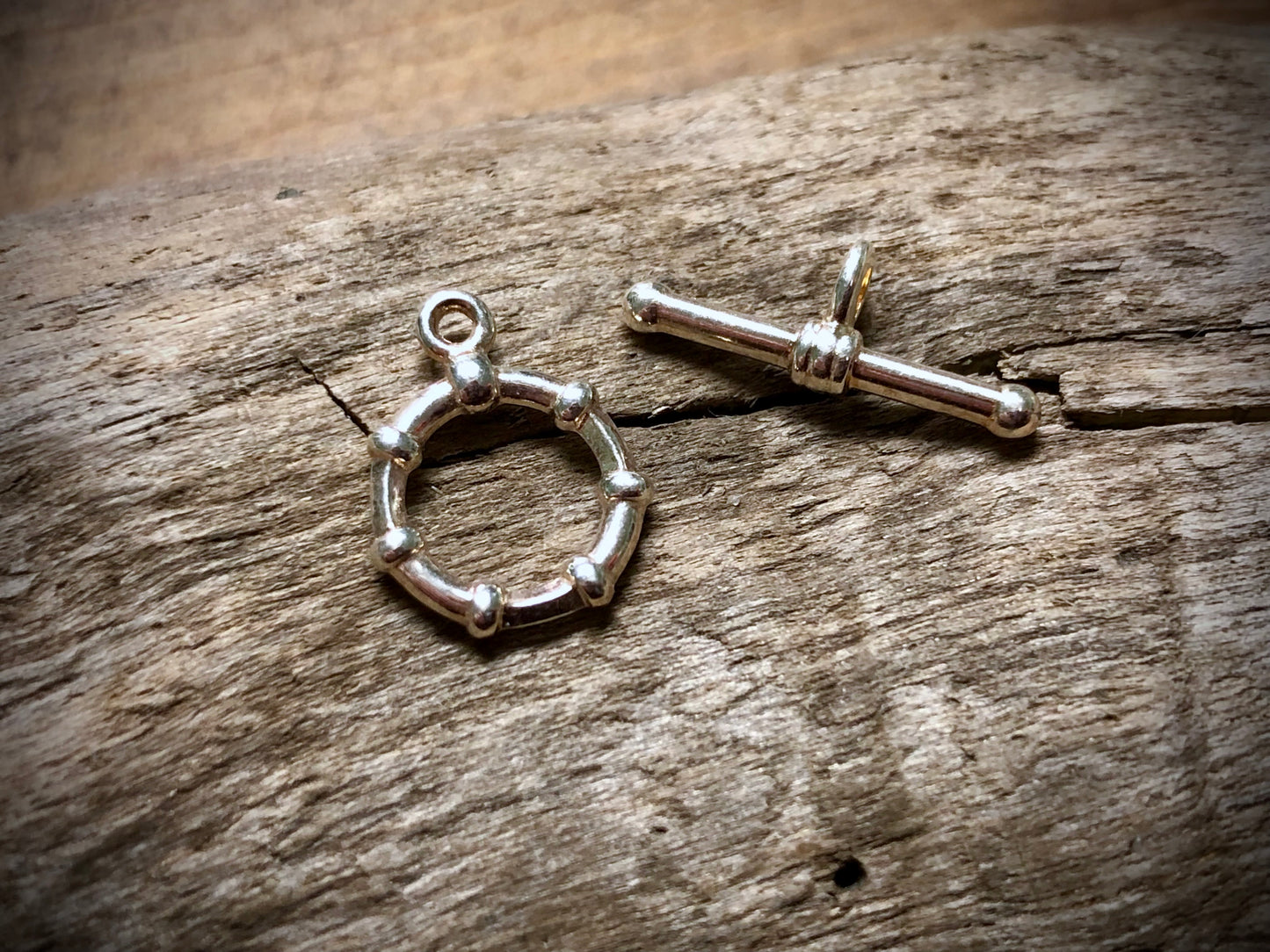 Knotted Toggle Set - Silver Plated