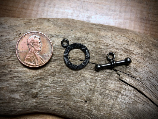 Sun Circle Toggle Set - Gunmetal