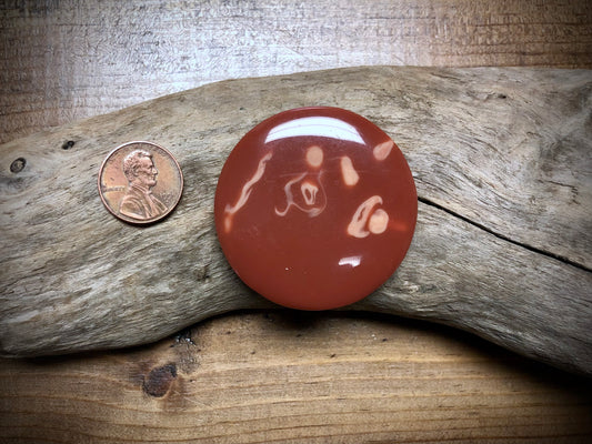 Vintage Plastic Large Marbled Bead