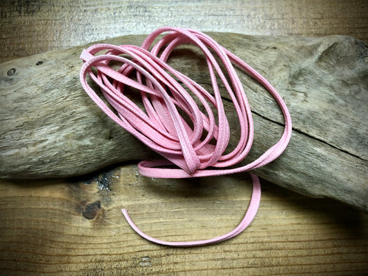 Waxed Cotton Cord - Pink