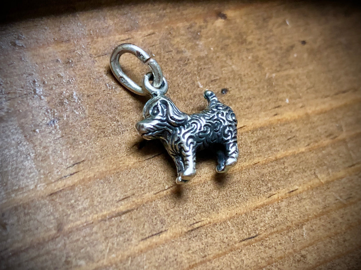 Sterling Silver Dog Pendant
