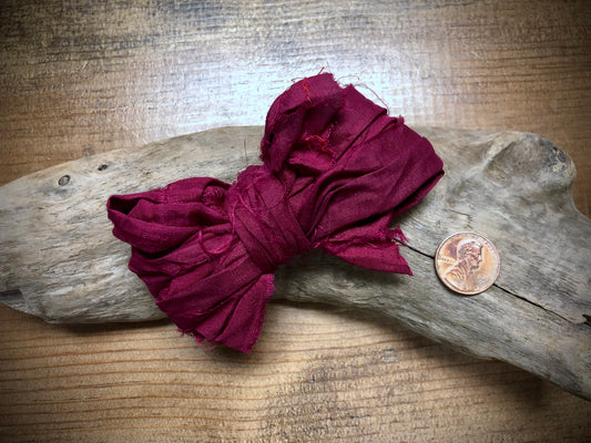 Sari Silk - Beet Red