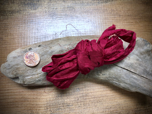Sari Silk - Rose Red