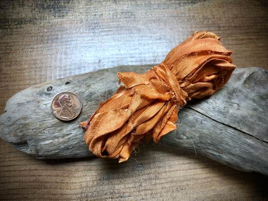 Sari Silk - Papaya Orange