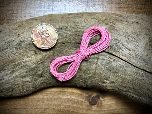 Waxed Irish Linen - Pink