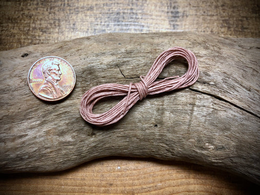 Waxed Irish Linen - Light Blush