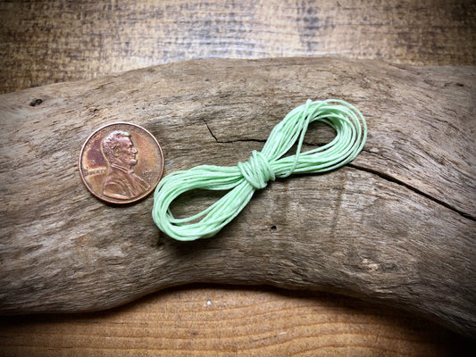 Waxed Irish Linen - Sea Foam Green