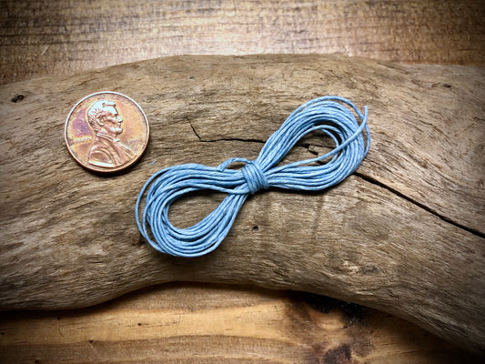 Waxed Irish Linen - Sky Blue